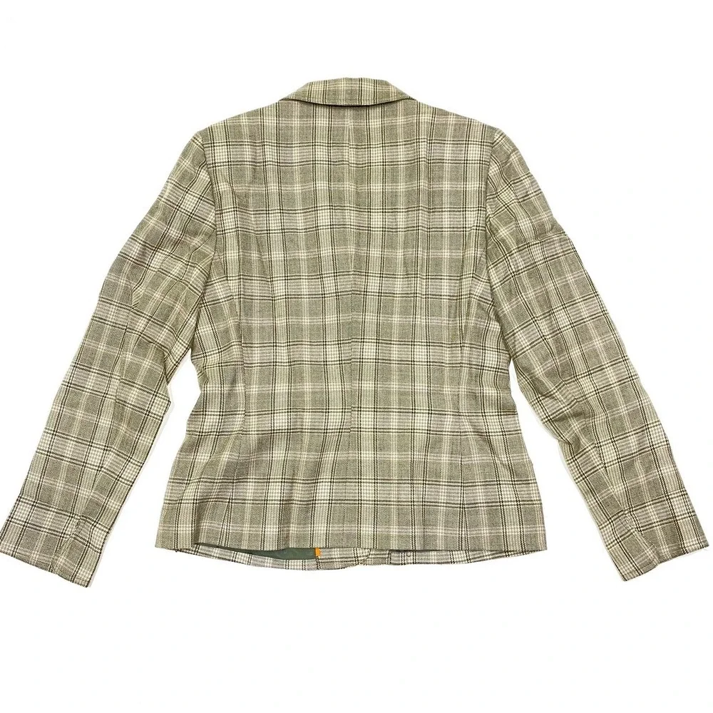 Vintage Harve Benard 8 100% Wool Plaid Blazer and size 10 Skirt Pendleton Wool - Picture 5 of 8